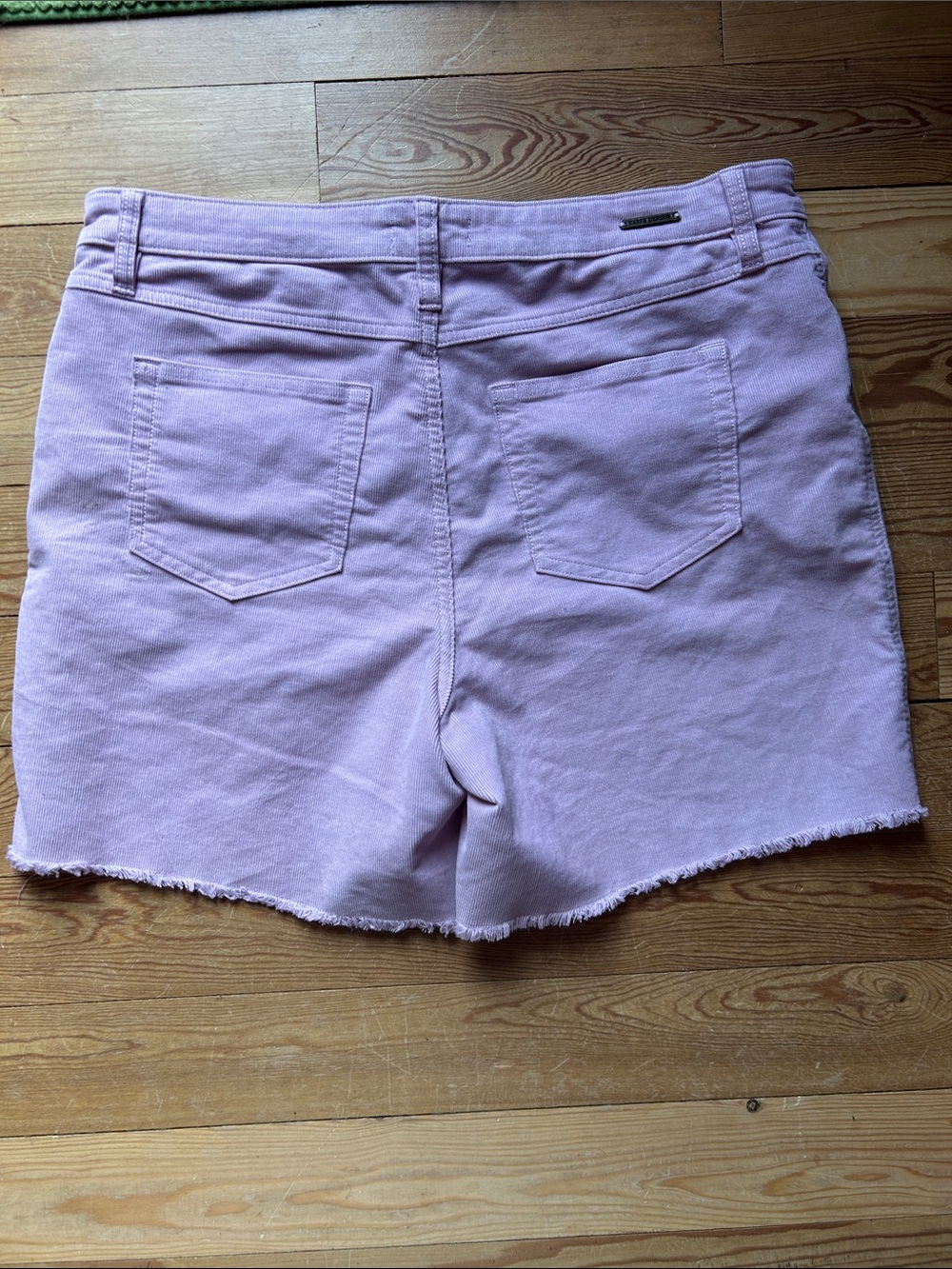 Carve Designs Dogtown Light Pink Frayed Hem Denim Shorts - Picture 3 of 8